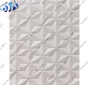 Elegant White Custom Sizes & Finishes Diamond Star Stone Wall Panel