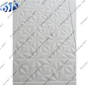 Elegant White Diamond & Star Pattern Starburst Stone Wall Panel