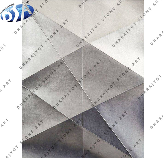 Triangular Design Stone Wall Panel