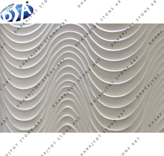 Luxury House Decorative Embossed Design 3d Stone Wall Panel