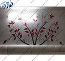 Elegant Tree Design Stone Inlay Wall Panel