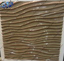 Ripple Design Polished Stone Wave Pattern Wall Panel