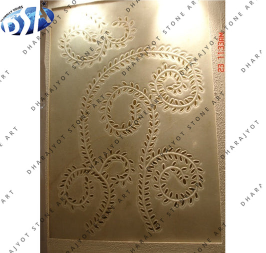 Traditional Indian Handcrafted decor Marble Wall Panel