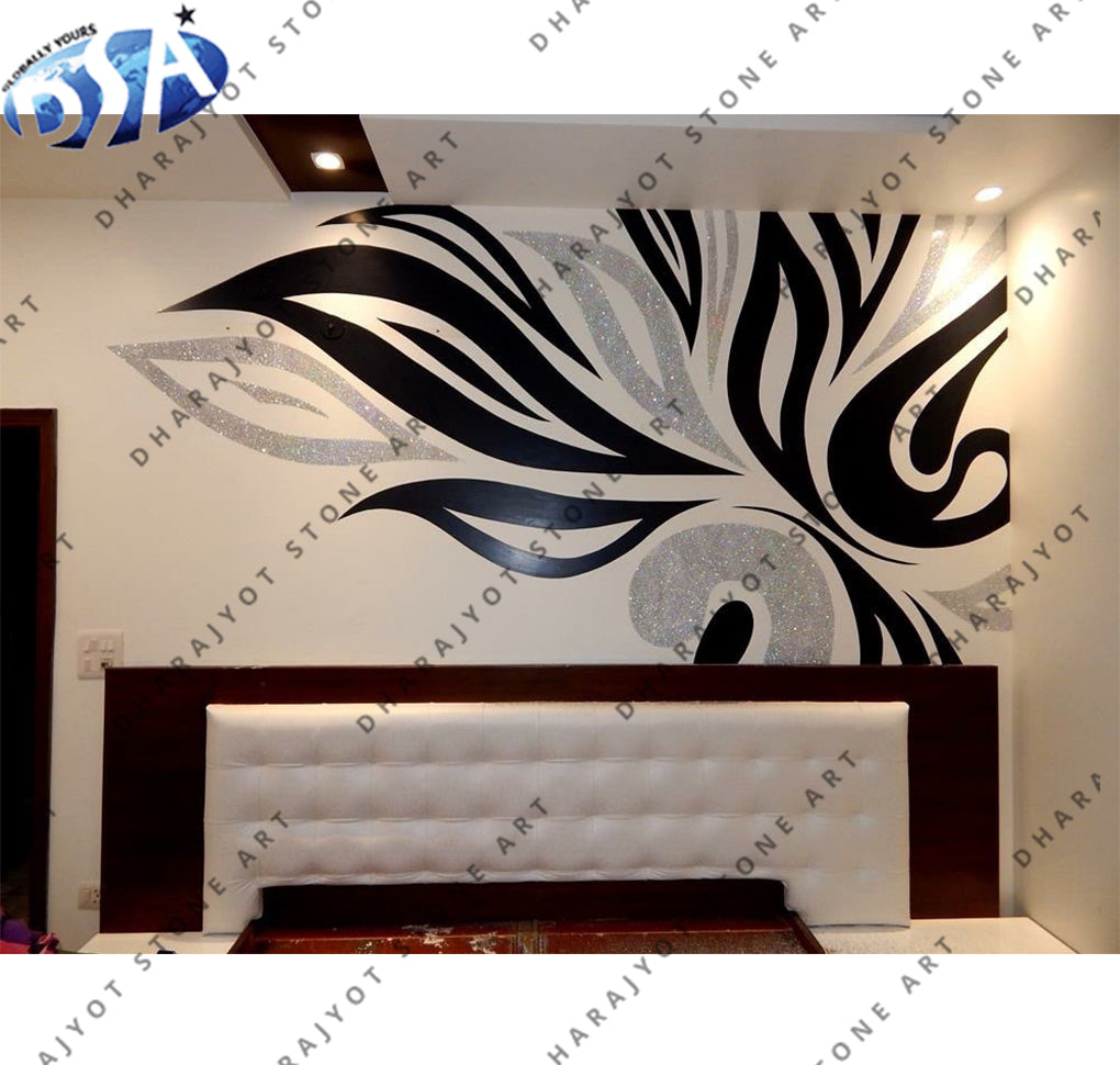 Decorative Stone Wall Art for Bedroom Wall Panel