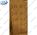 Traditional Indian Hand-Carved Floral Motif Sandstone Wall Panel