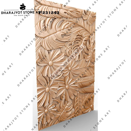 Indoor Wall Decor Sculpture Stone Carving Wall Hanging Panels