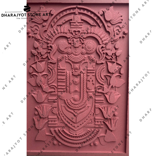 Traditional Indian Home Décor Natural Red Marble Wall Panel