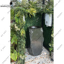 Elegant Outdoor Garden Hand-Carved Natural Raw Rock Stone Washbasin