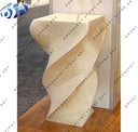 Marble Cream Italian Design Pedestal Wash Basin