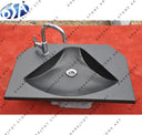 Black Natural Stone Square Wash Basin