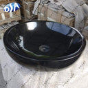 Custom Black Marble Hand Wash Basin Sinks