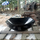 Black Marble Round Design Natural Stone Washbasin