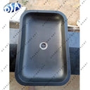 Rectangular Shape Black Marble Wash Basin