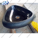 Black Marble Triangular Shape Tabletop Basin Washbasin