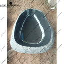 Black Granite Oval Bathroom Table Top Wash Basin