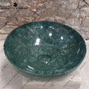 Polished Green Marble Stone Wash Basin for Kitchen