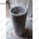 Modern Design Indoor Natural White Marble Stone Hand Wash Basin