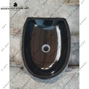 Natural Black Marble Stone Bathroom Vanity Basin