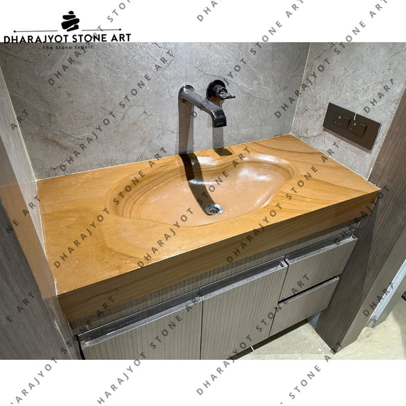 Woodland Sandstone Counter Top Washbasin