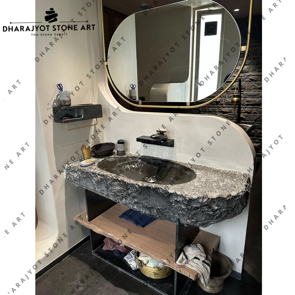 Modern Natural Marble Sink Bathroom Sinks Basin
