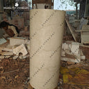 Customize Pedestal Marble Round Handmade Natural Stone Washbasin