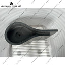 Luxury Bathrooms Curved Black Basalt Washbasin