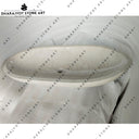 Home Indoor Modern Design Hand Carved White Marble Washbasin