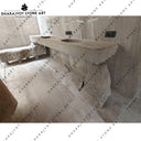 Luxury Natural Stone Double Washbasin
