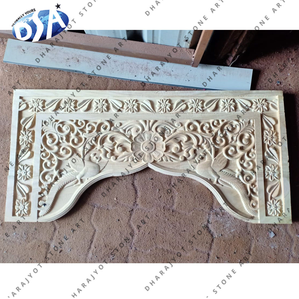 Sandstone Hand Carved Jalli Screen
