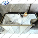 Indian Carrara Marble Self Standing Washbasin