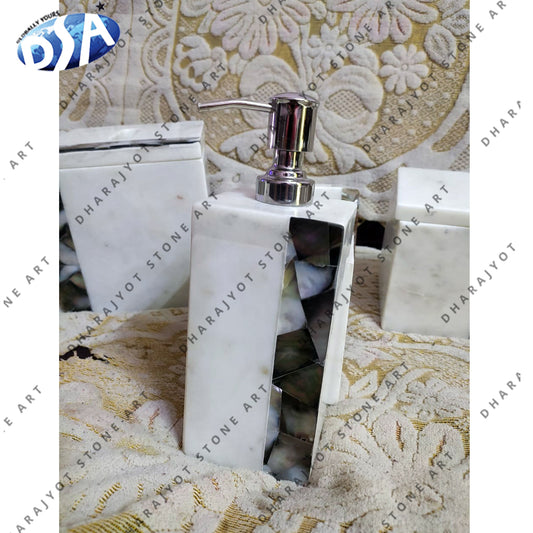 Modern Luxury Accessories Custom Stone Bath Set Bathroom Accessories For Home And Hotel