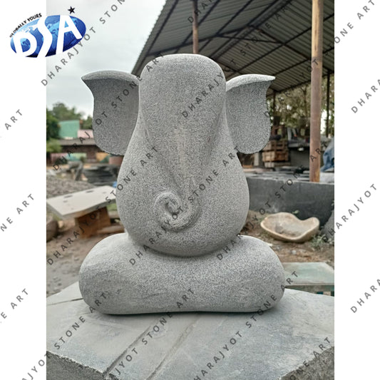 Black Granite Ganesh Statues