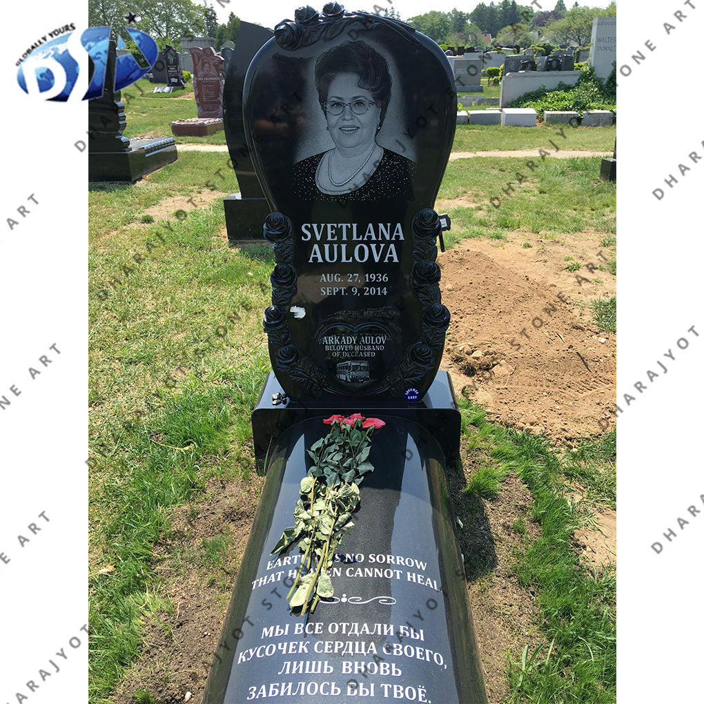European Black Granite Monument