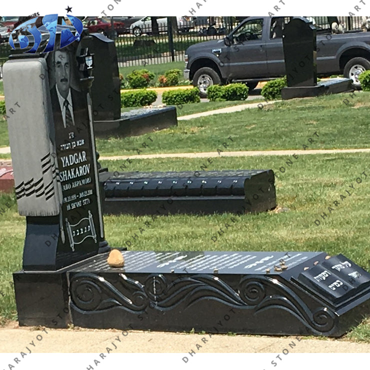 Hand Carved Black Granite Monument – Dharajyot Stone Art