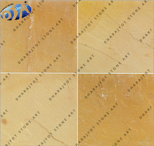 Indian Golden Buff Sandstone Exterior Decor Tiles