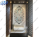 White Marble Carved Inlay Design Temple