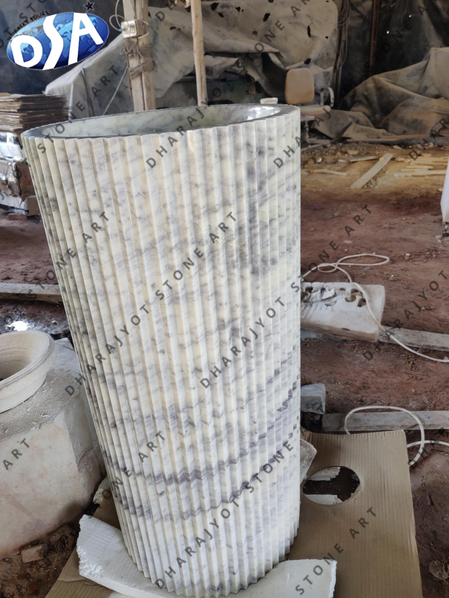 Marble Self Standing Washbasin