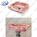 Rose Quartz Washbasin For Bathroom